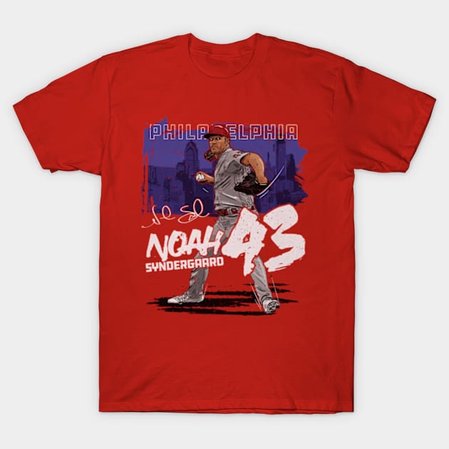 Noah Syndergaard Philadelphia State T-Shirt by danlintonpro